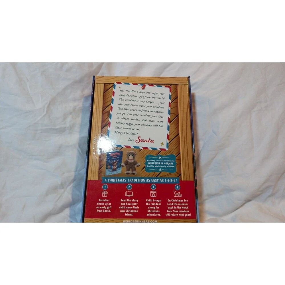 Reindeer in Here A Christmas Friend w/HC Book & Plush Gift Set ~Target Exclusive